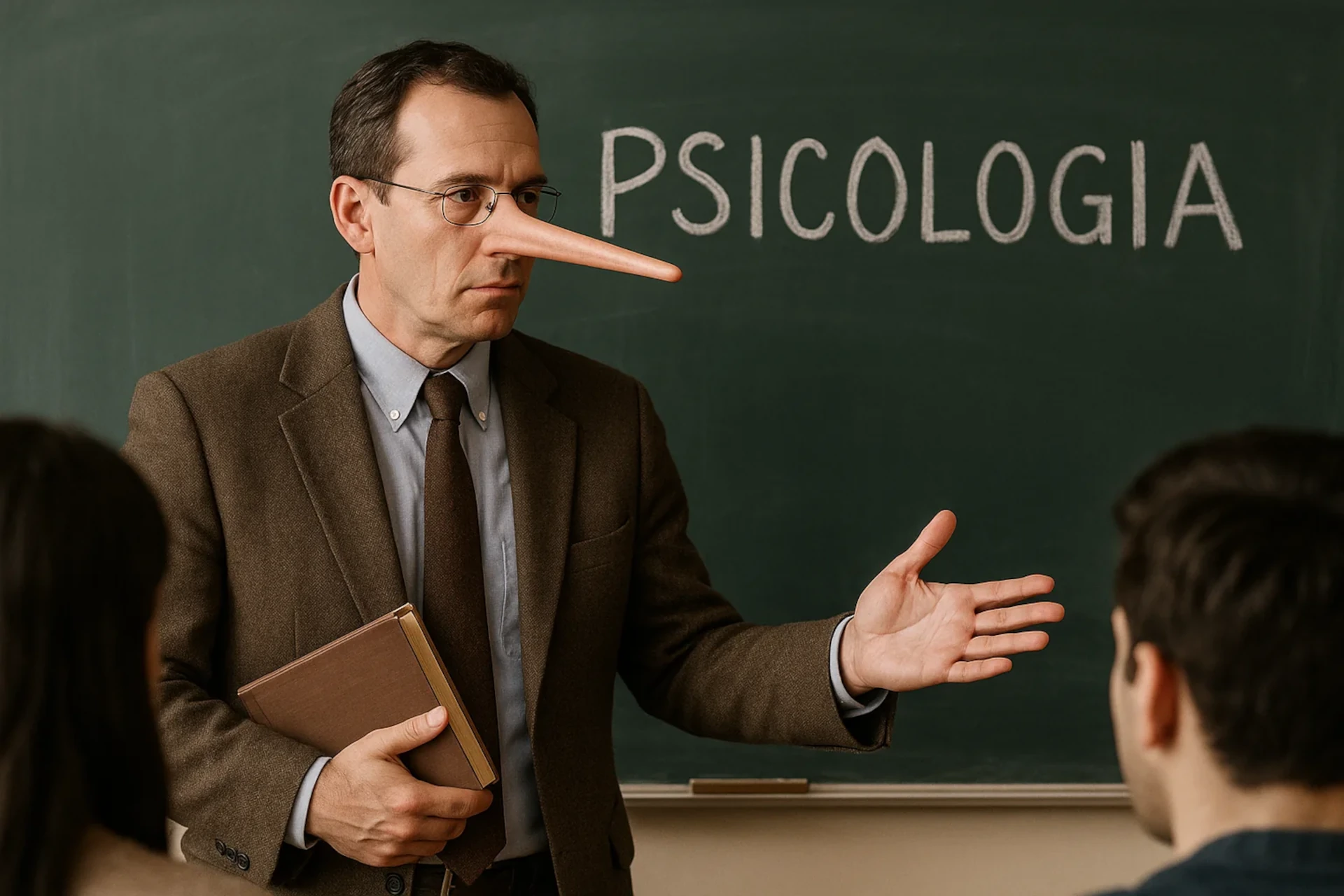 As mentiras contadas no curso de Psicologia.